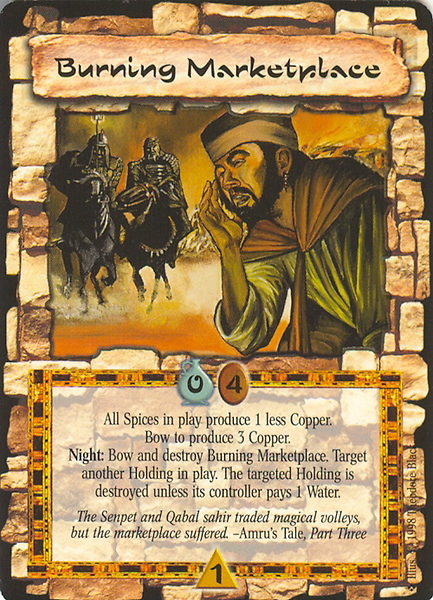Burning Marketplace