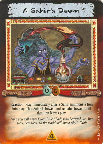 A Sahir's Doom