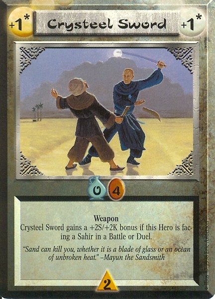 Crysteel Sword