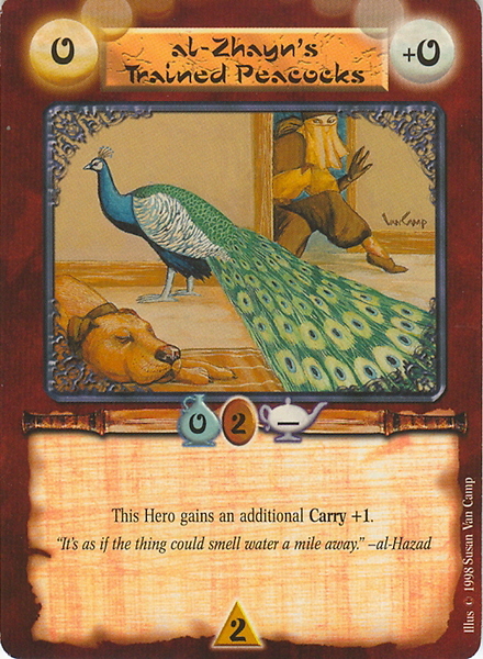 al-Zhayn's Trained Peacocks