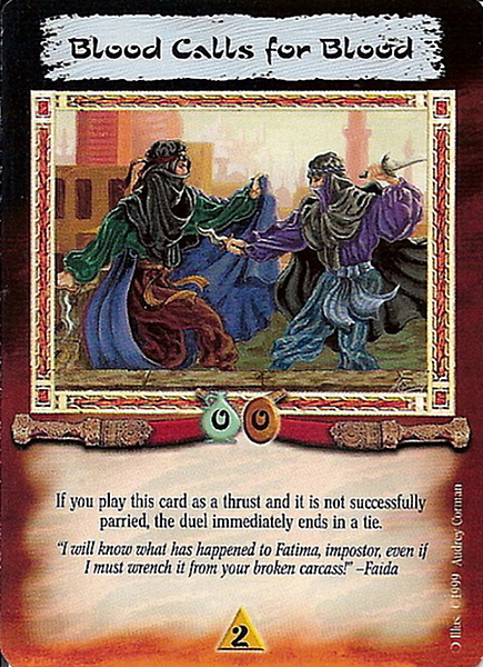 Blood Calls for Blood