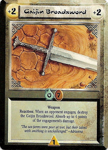 Gaijin Broadsword