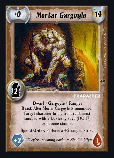Mortar Gargoyle