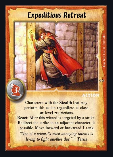Expeditious Retreat