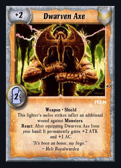 Dwarven Axe