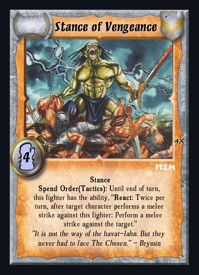 Stance of Vengeance