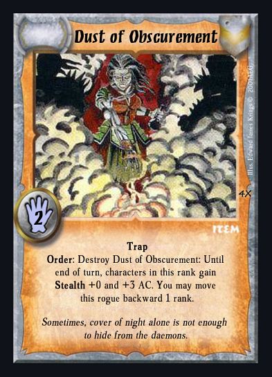 Dust of Obscurement