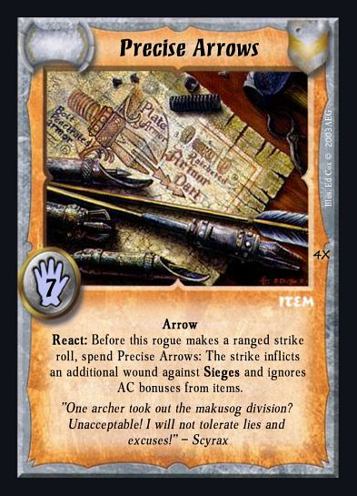 Precise Arrows
