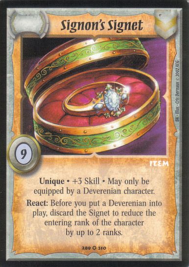 Signon's Signet