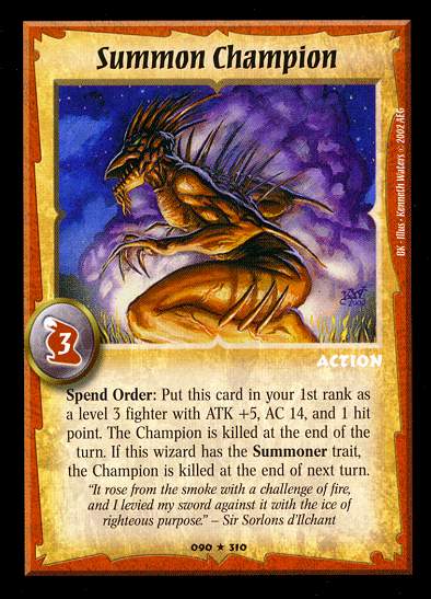 Summon Champion