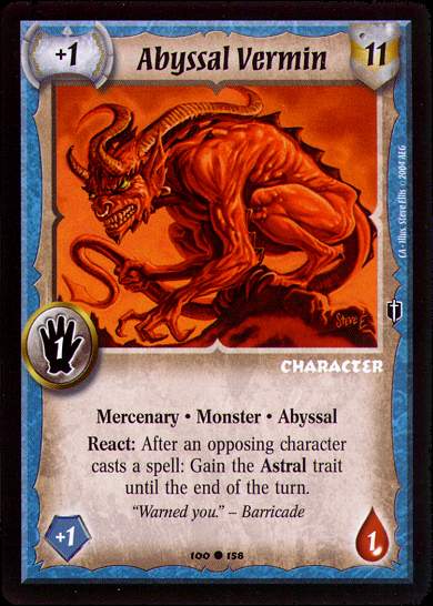 Abyssal Vermin