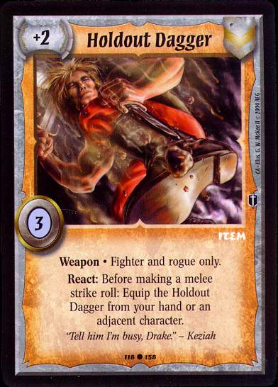 Holdout Dagger
