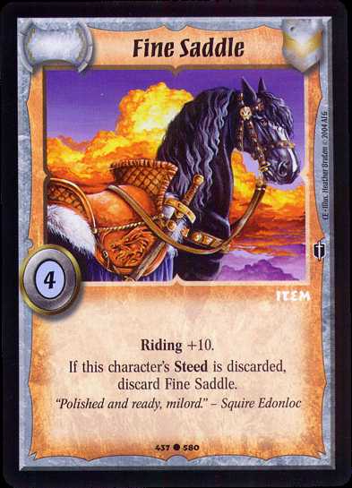 Fine Saddle