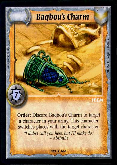 Baqbou's Charm