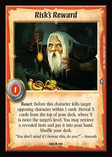 Risk's Reward