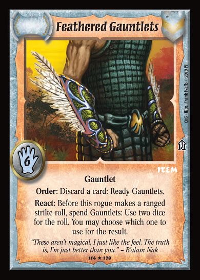 Feathered Gauntlets