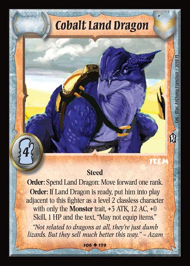 Cobalt Land Dragon