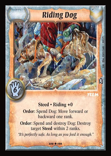 Riding Dog