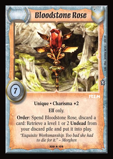 Bloodstone Rose