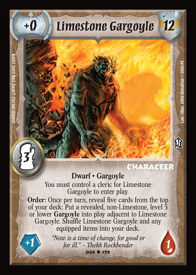 Limestone Gargoyle