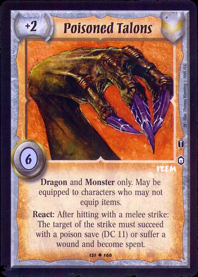 Poisoned Talons