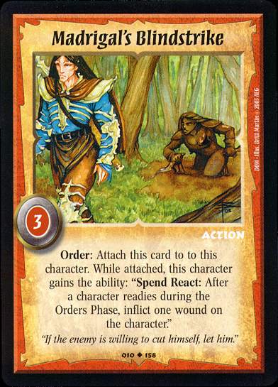 Madrigal's Blindstrike