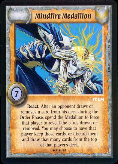 Mindfire Medallion
