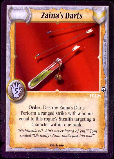 Zaina's Darts