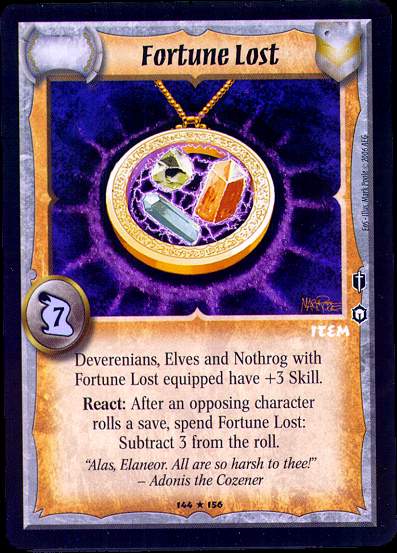 Fortune Lost