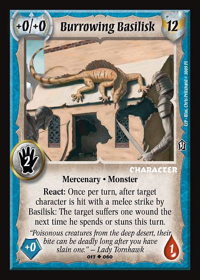 Burrowing Basilisk