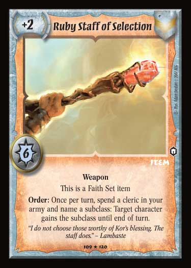 Ruby Staff of Selection