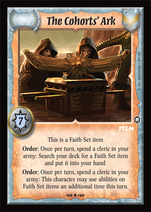 The Cohorts' Ark