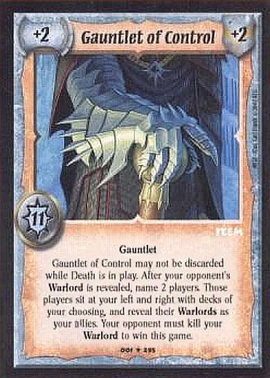 Gauntlet of Control