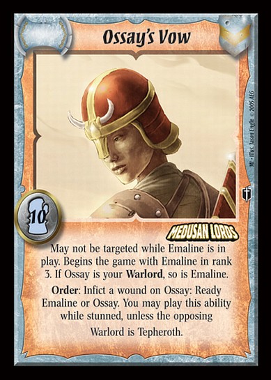 Ossay's Vow