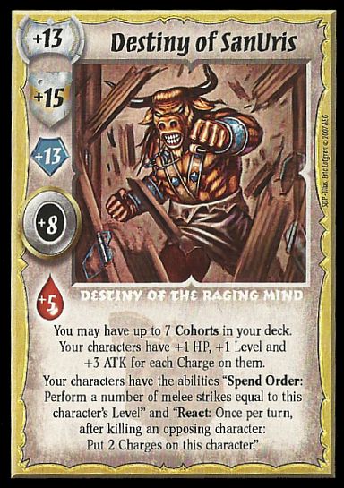 Destiny of the Raging Mind