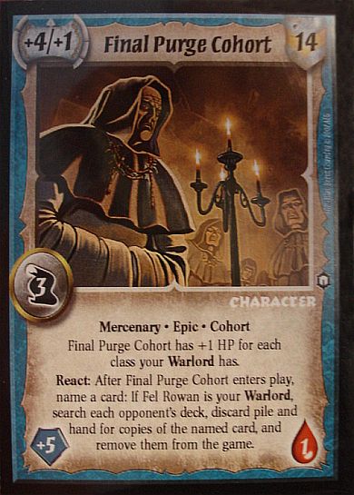 Final Purge Cohort