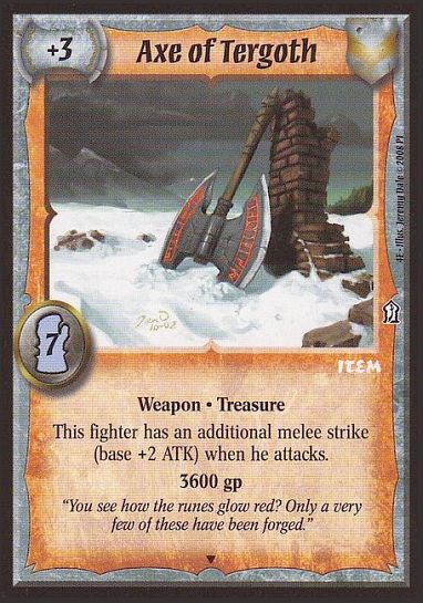 Axe of Tergoth (Treasure)