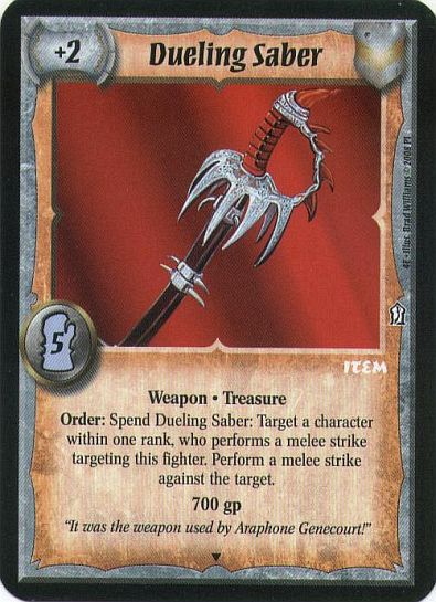Dueling Saber (Treasure)