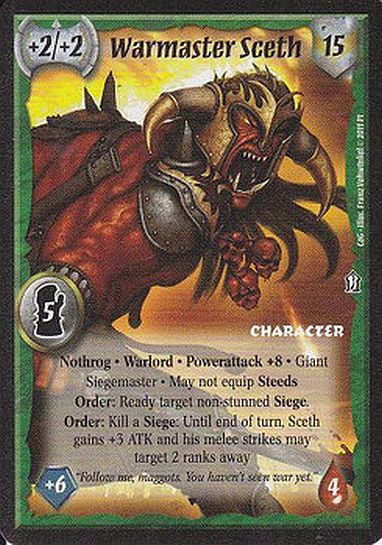 Warmaster Sceth