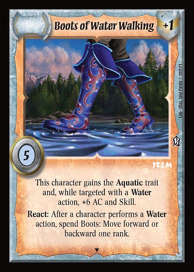 Boots of Water Walking