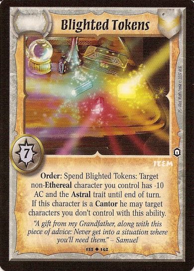 Blighted Tokens
