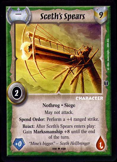 Sceth's Spears