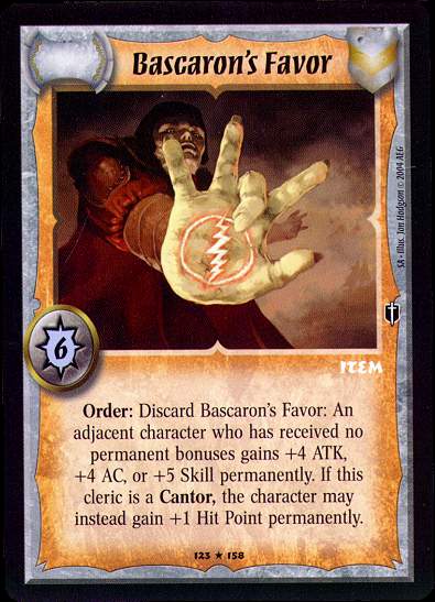 Bascaron's Favor