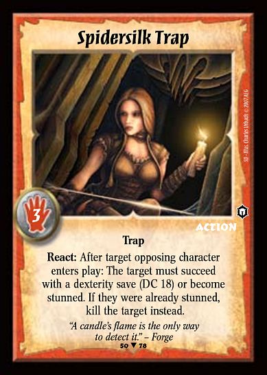 Spidersilk Trap