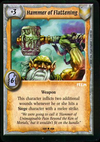 Hammer of Flattening
