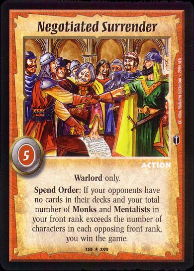 Negotiated Surrender