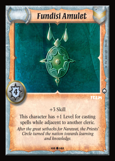 Fundisi Amulet