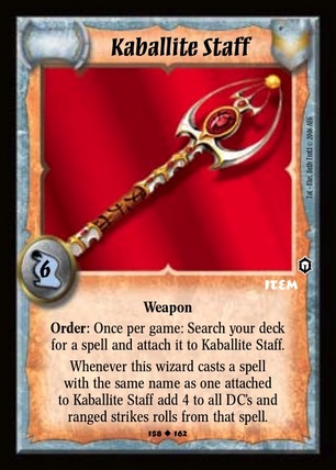 Kaballite Staff